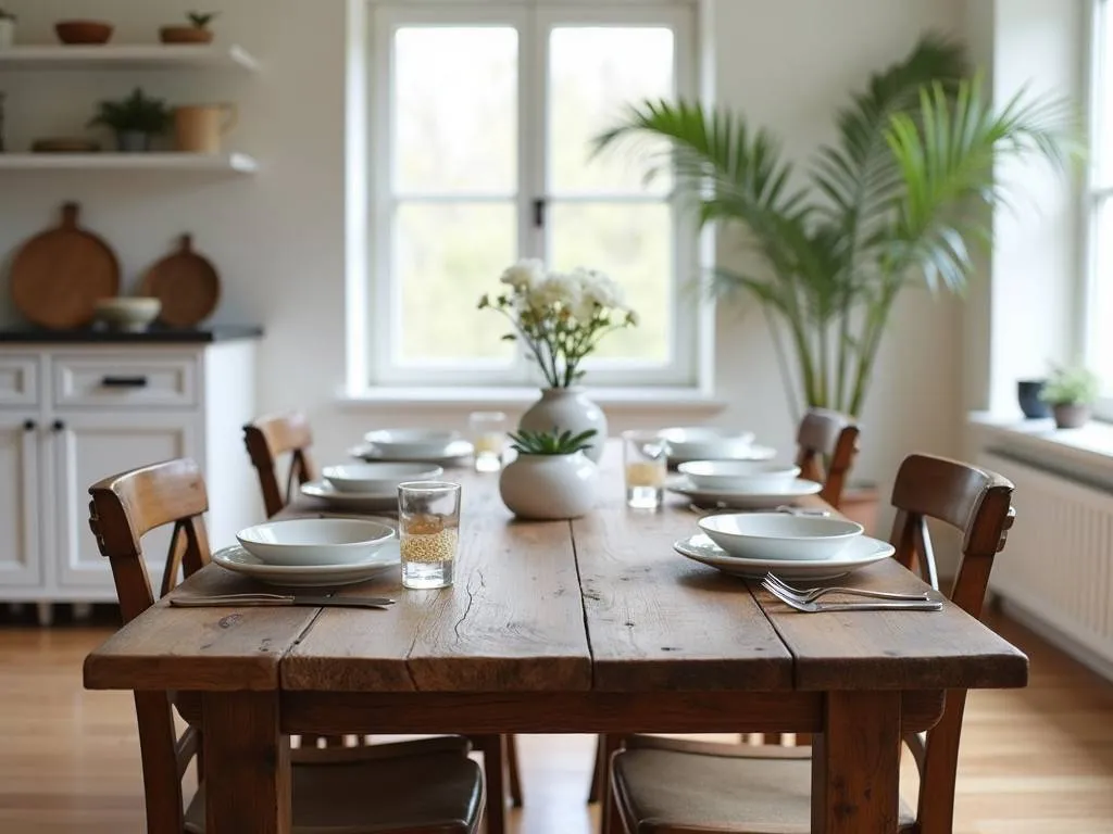 22 Interesting Farmhouse Dining Tables For Your Home