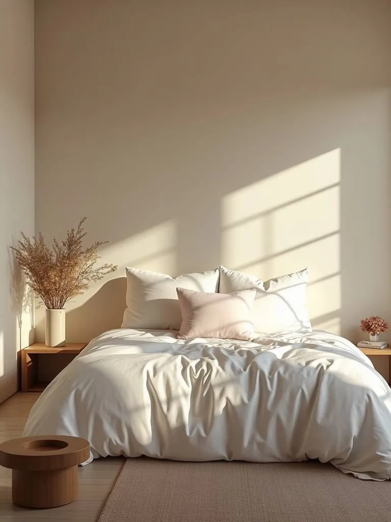 Serene and relaxing bedroom with a peaceful ambiance