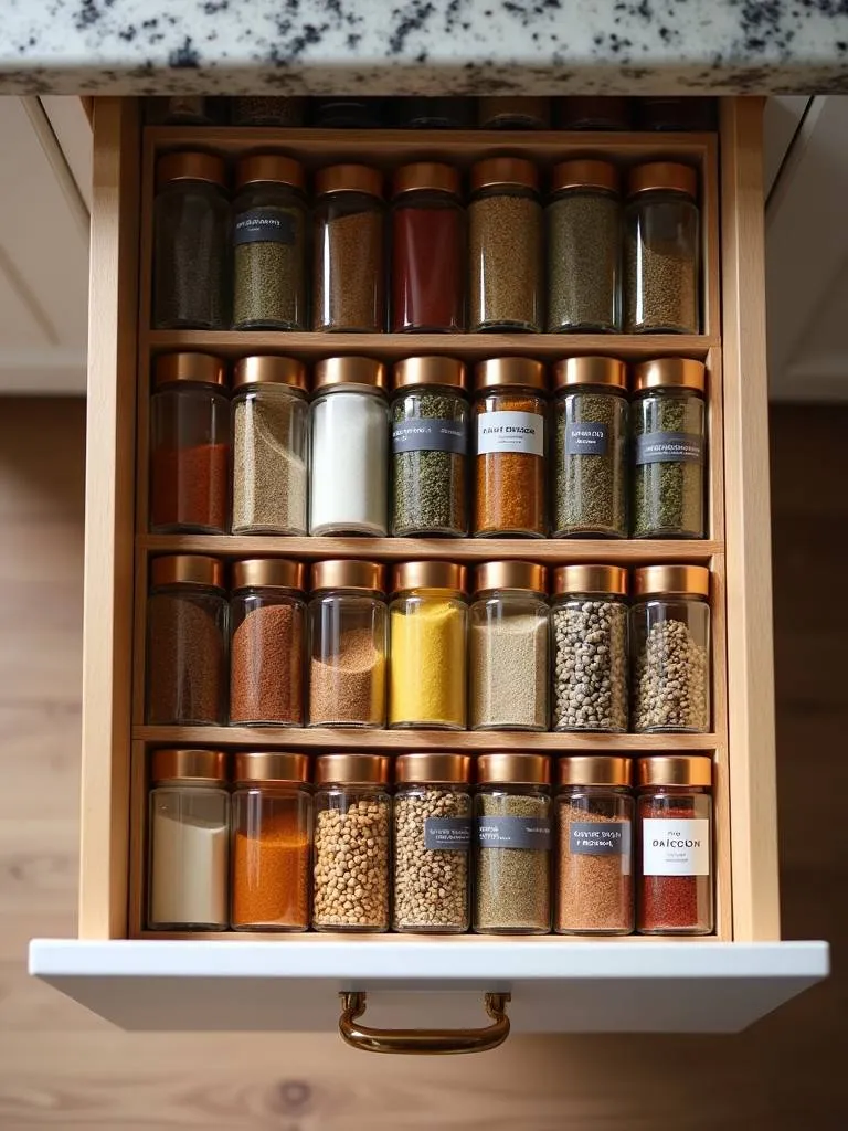 Spice Drawer Organizer