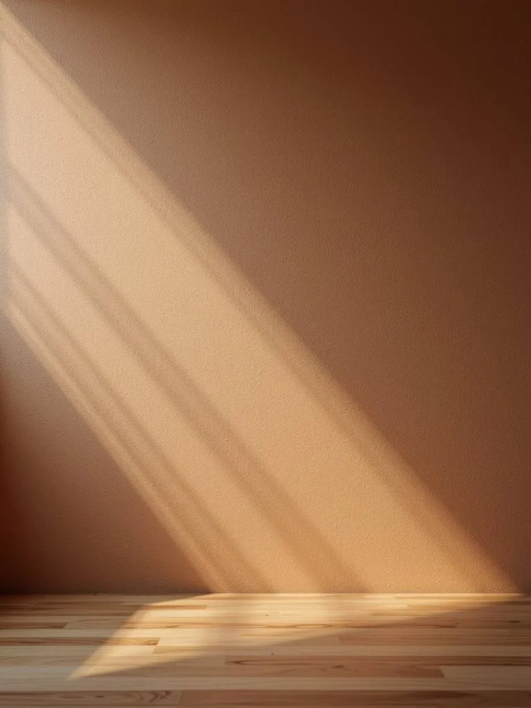 A textured brown wall in a kitchen.
