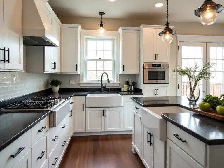 23 Stunning Kitchen Countertops with White Cabinets