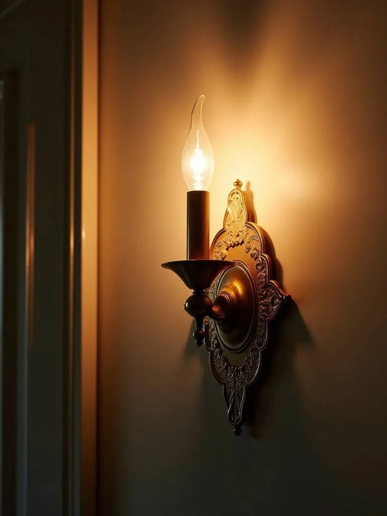 A modern chic wall sconce with a textured detail to accentuate design features.