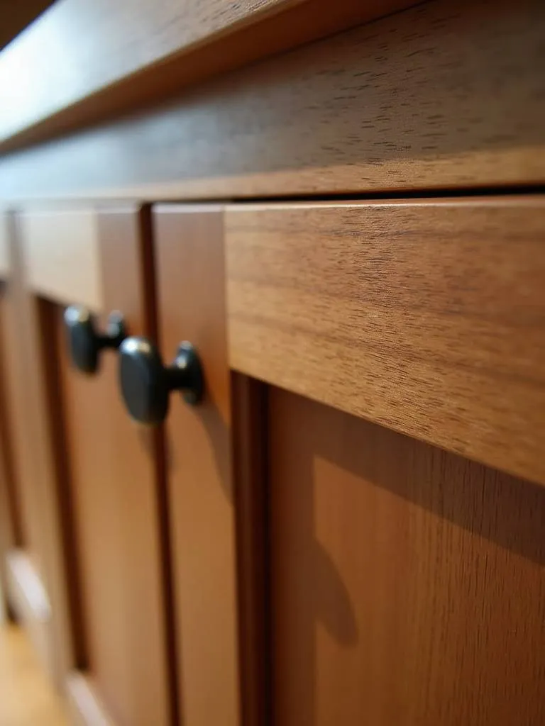 Durable kitchen cabinet construction showcasing solid wood and quality joinery