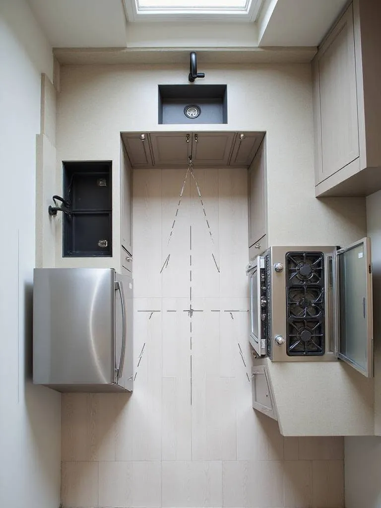 Overhead view of a modern <a href=