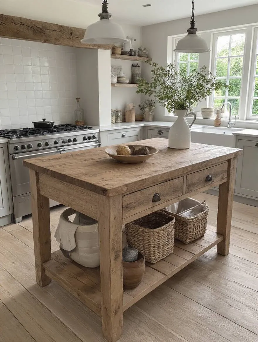 Close-up of detailed budget documents, wood samples, and calculator on wooden table for planning a wood kitchen island budget