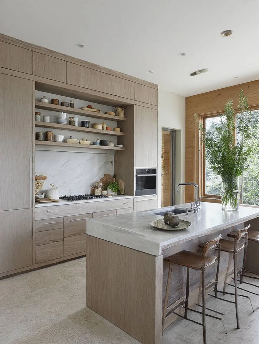 Organized kitchen drawer and cabinet with measuring tape and notepad showing evaluation of storage needs before buying organizers