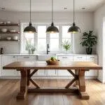 18 Farmhouse Kitchen Table Looks for Your Home